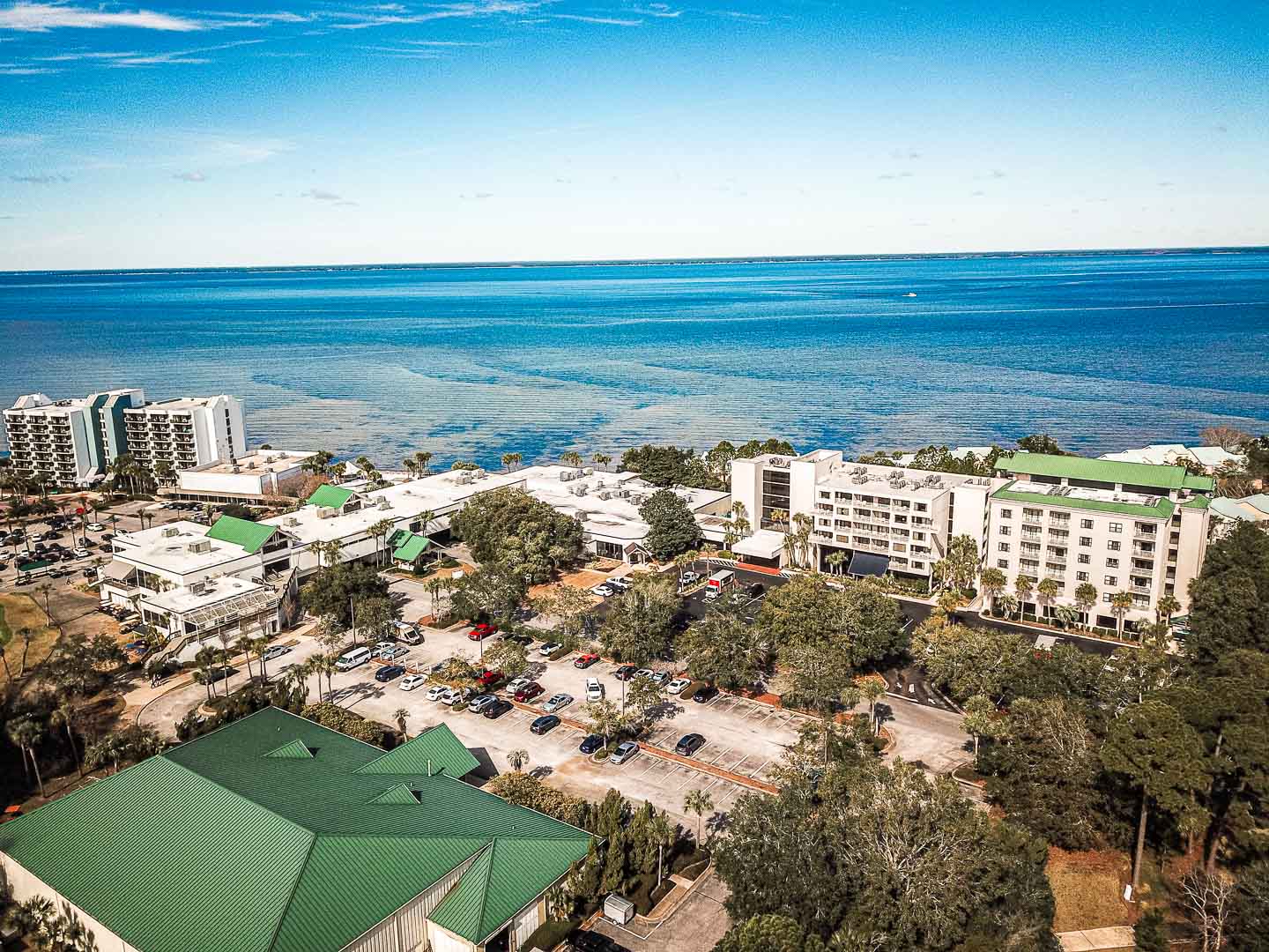 An expansive view of VRI's Bay Club of Sandestin in Florida.